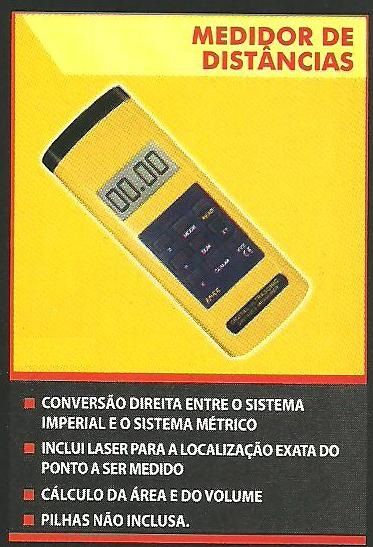 Medidor de distância, área e volume